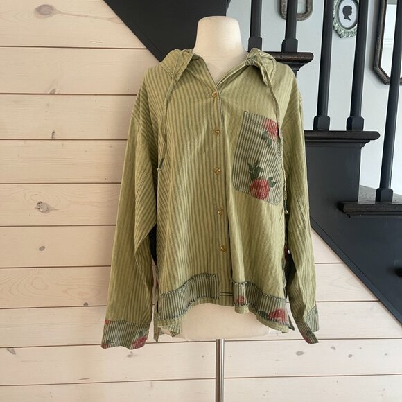 025 We the Free About to Slide Hoodie NWOT in Green Size Large - Picture 4 of 11